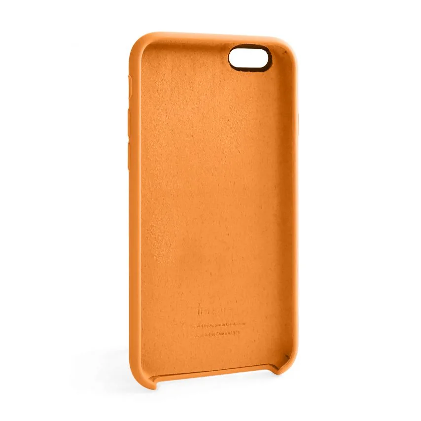 Чохол Silicone Case для Apple силікон помаранчевий