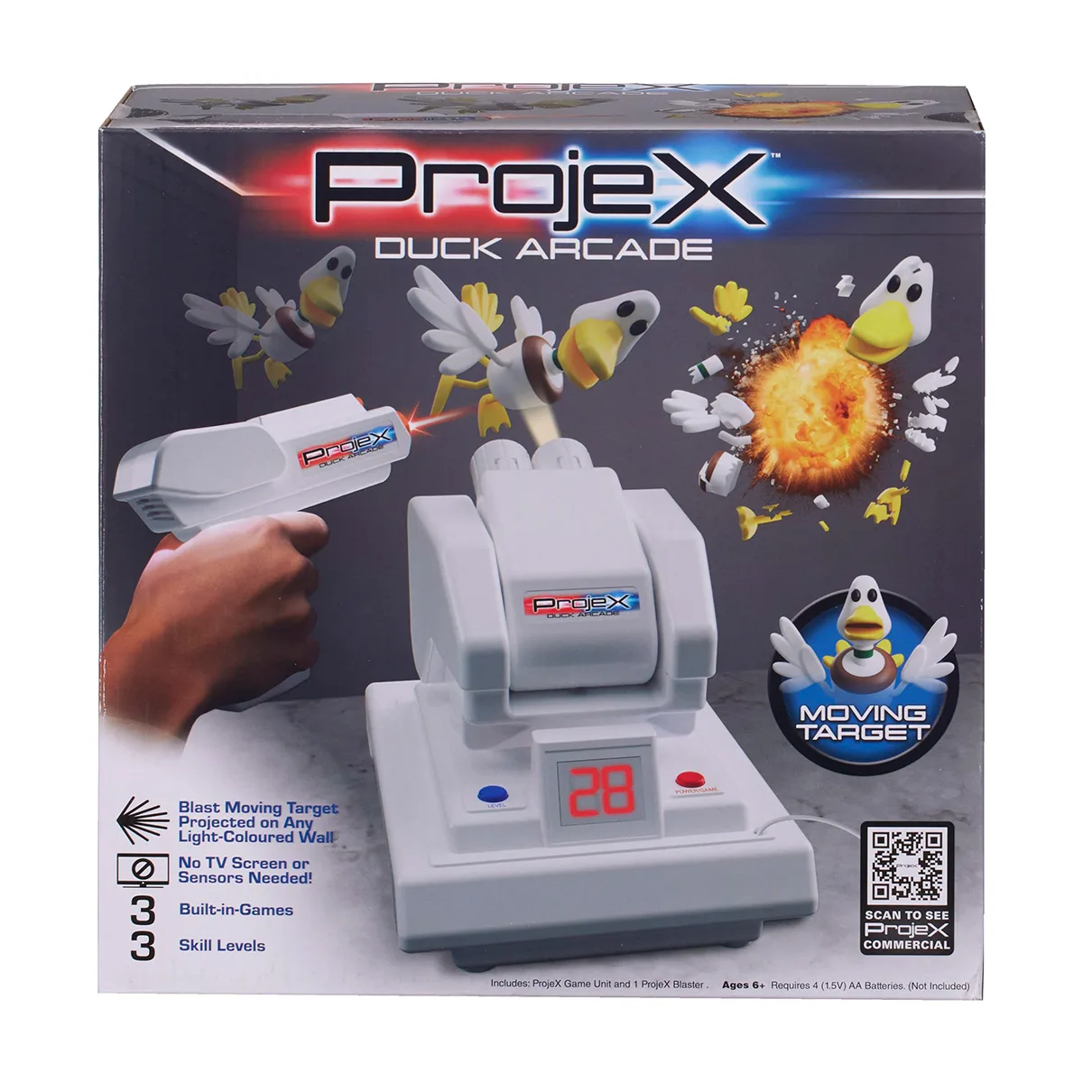 Игровой набор Laser X Проектор бластер полимерный 12.7х25.4х25.4 см