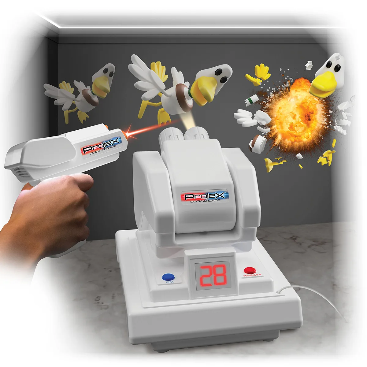 Игровой набор Laser X Проектор бластер полимерный 12.7х25.4х25.4 см