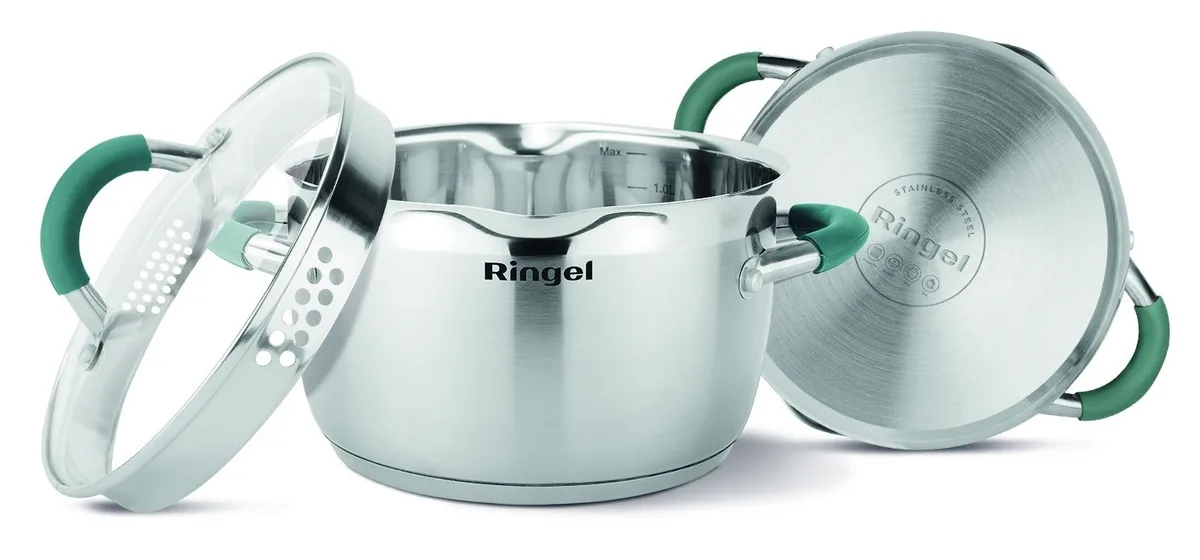 Каструля RINGEL нержавіюча сталь 22 см 4,6 л