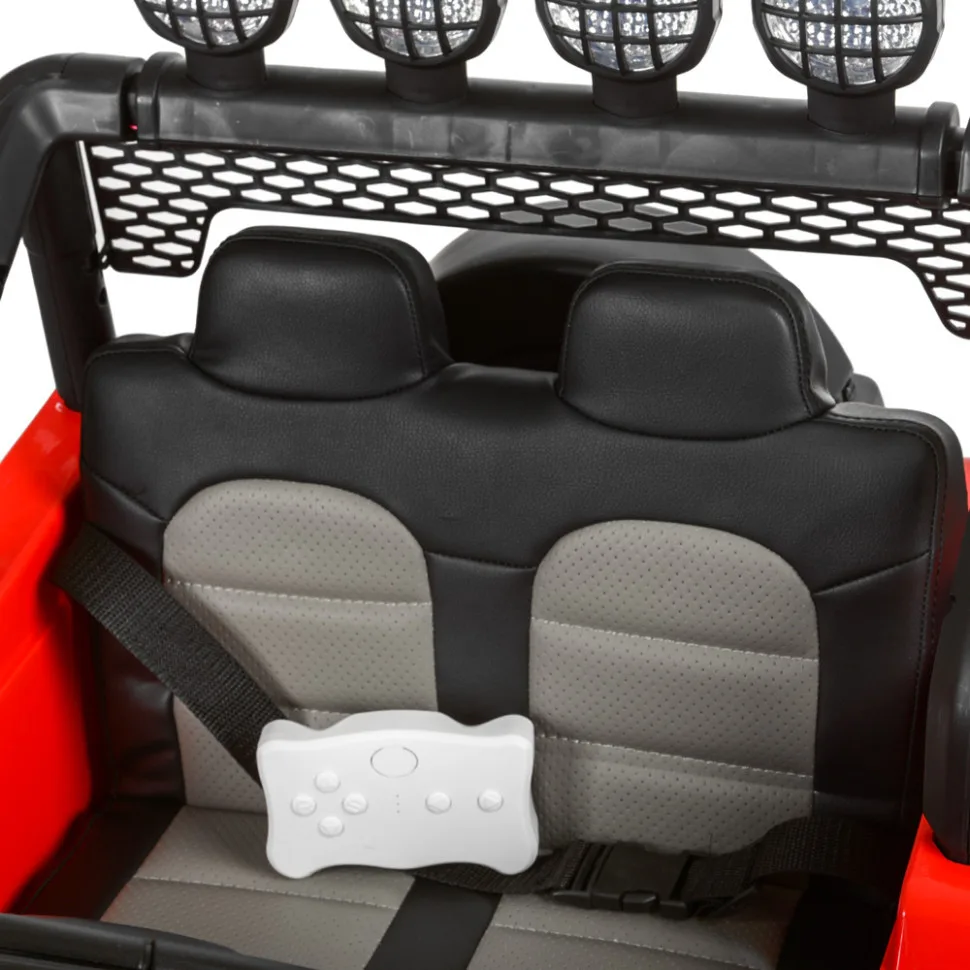Дитячий електромобіль Bambi Racer шкіра до 30 кг 122х67х79 см коричневий