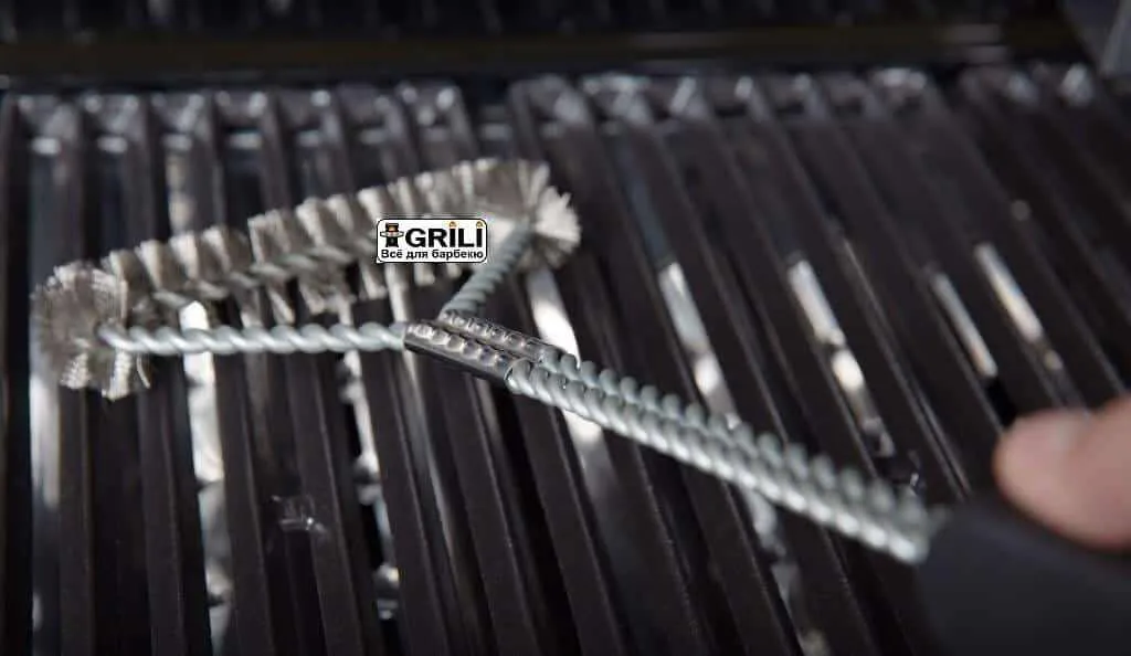 Щетка для гриля Broil King нержавеющая сталь 45 см металл черный
