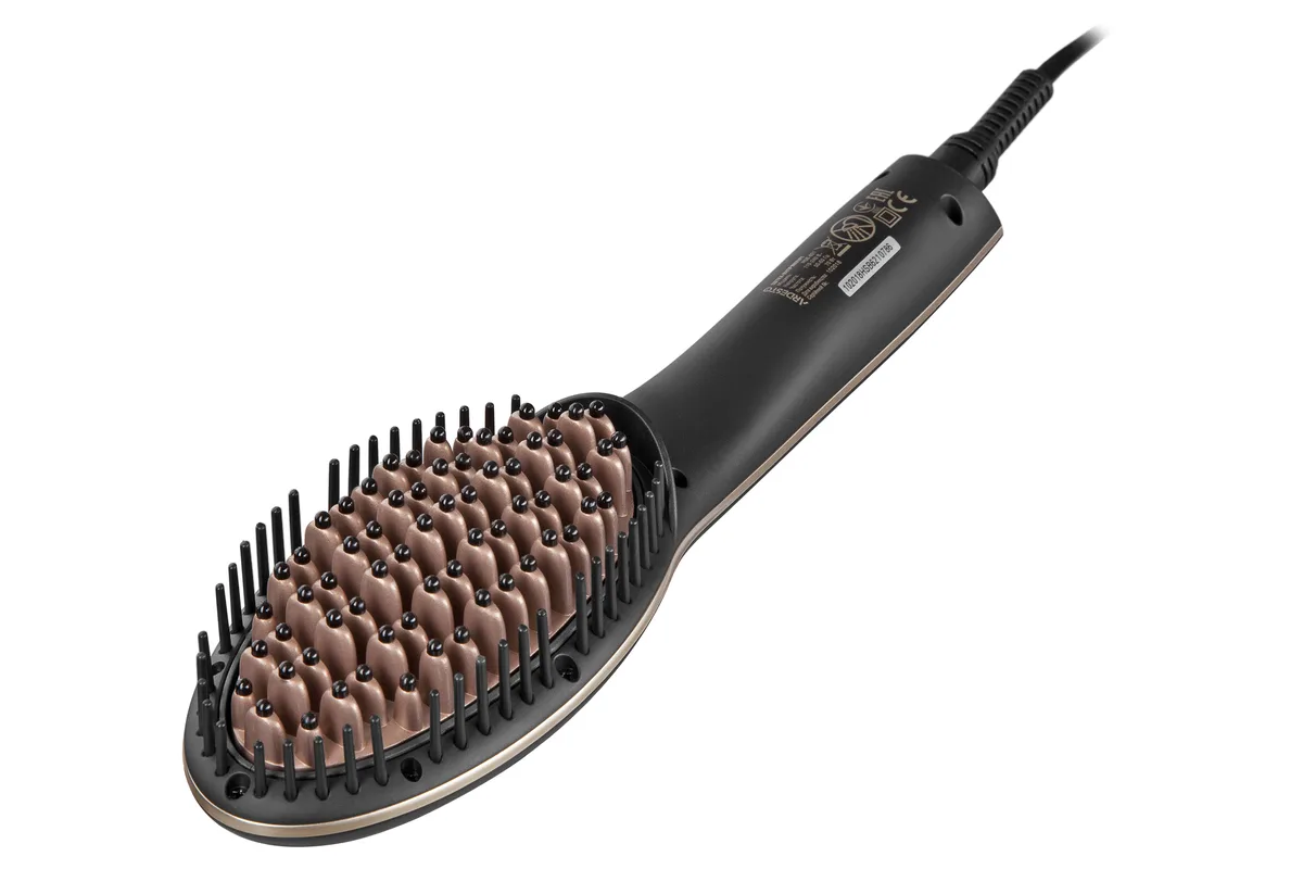 Випрямляюча щітка ARDESTO HSB-621, 70Вт, 80-200°C, керамічне покриття, чорний колір.