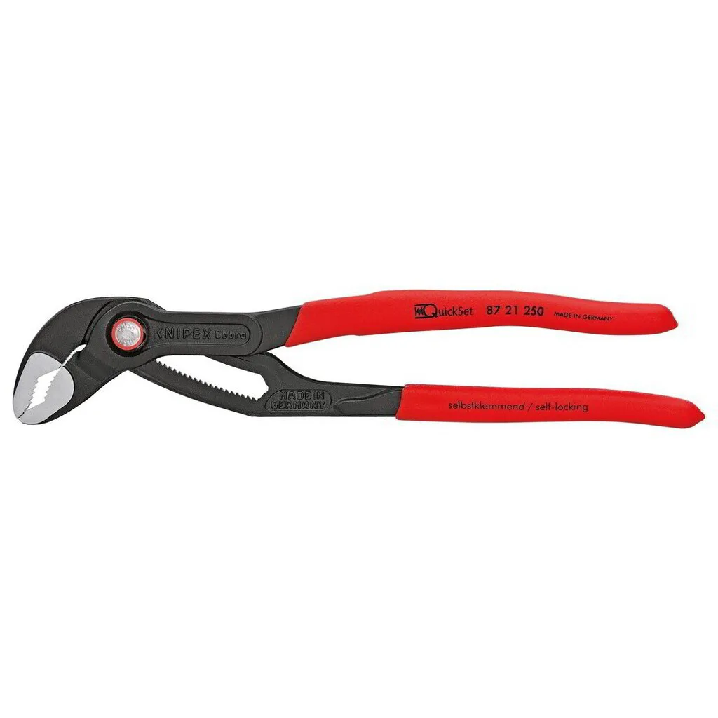 Кліщі сантехнічні KNIPEX хром-ванадієва сталь 250 мм фосфатовані