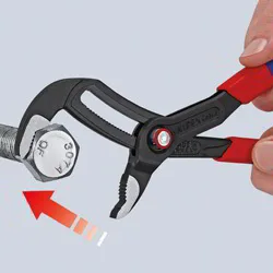 Кліщі сантехнічні KNIPEX хром-ванадієва сталь 250 мм фосфатовані