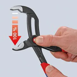 Кліщі сантехнічні KNIPEX хром-ванадієва сталь 250 мм фосфатовані