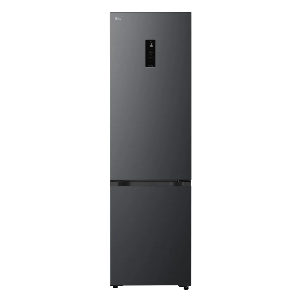 Холодильник LG з нижньою морозильною камерою 375 л Чорний