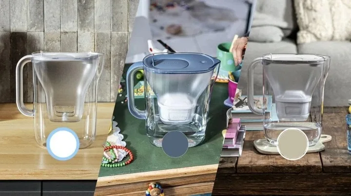 Фильтр-кувшин Brita 2 4л серо-голубой с картриджем MAXTRA PRO