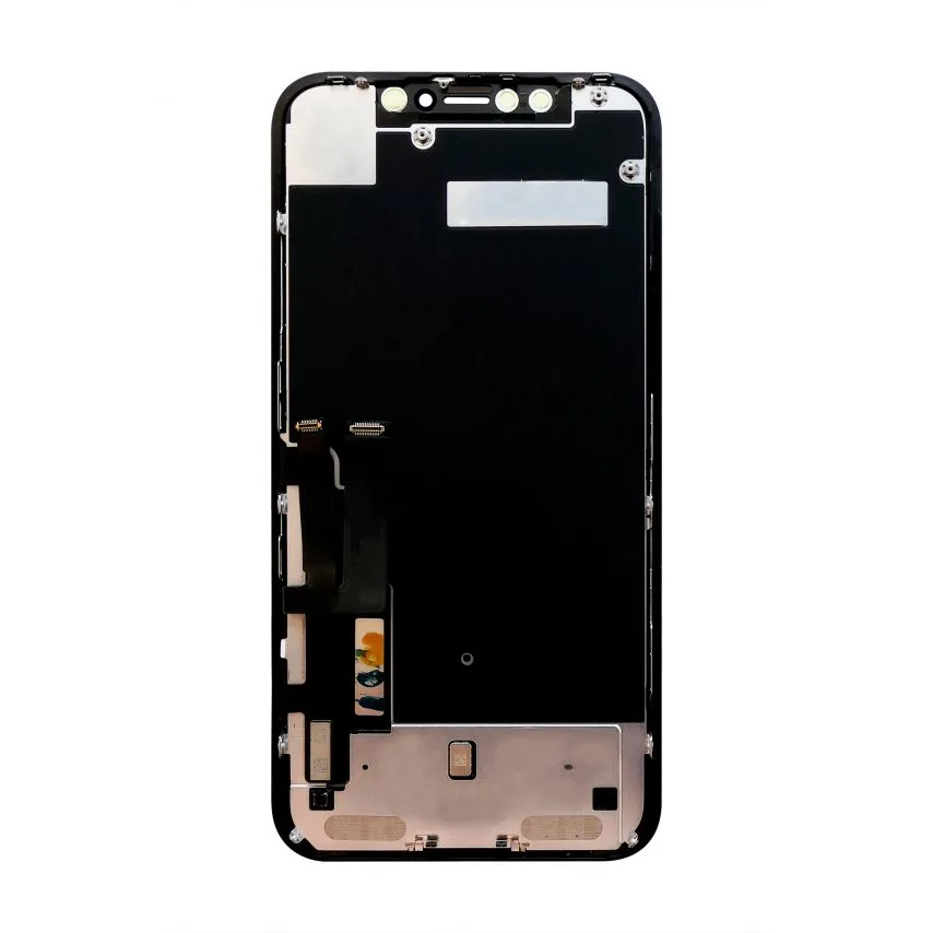 Дисплей LCD IPS оригинального качества 6,1 черный для Apple iPhone XR с сенсорным экраном.