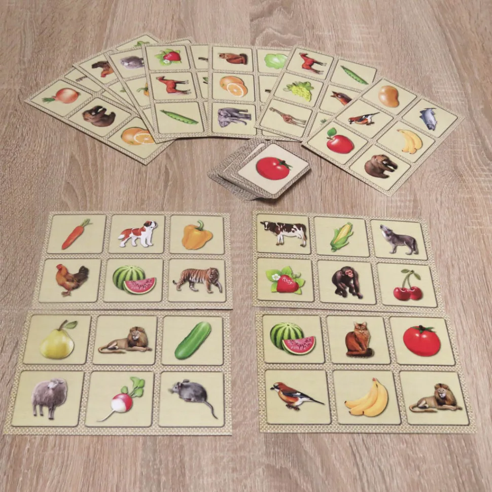 Обучающая настольная игра Лото Artos games картон 36 карточек многоцветная