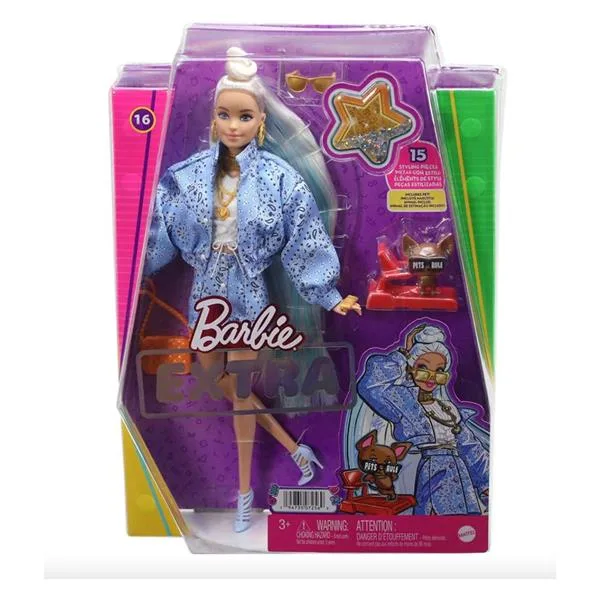 Лялька Barbie Екстра Блондинка 29 см Різнокольорова