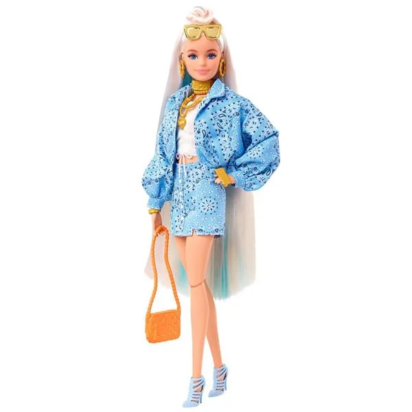 Лялька Barbie Екстра Блондинка 29 см Різнокольорова