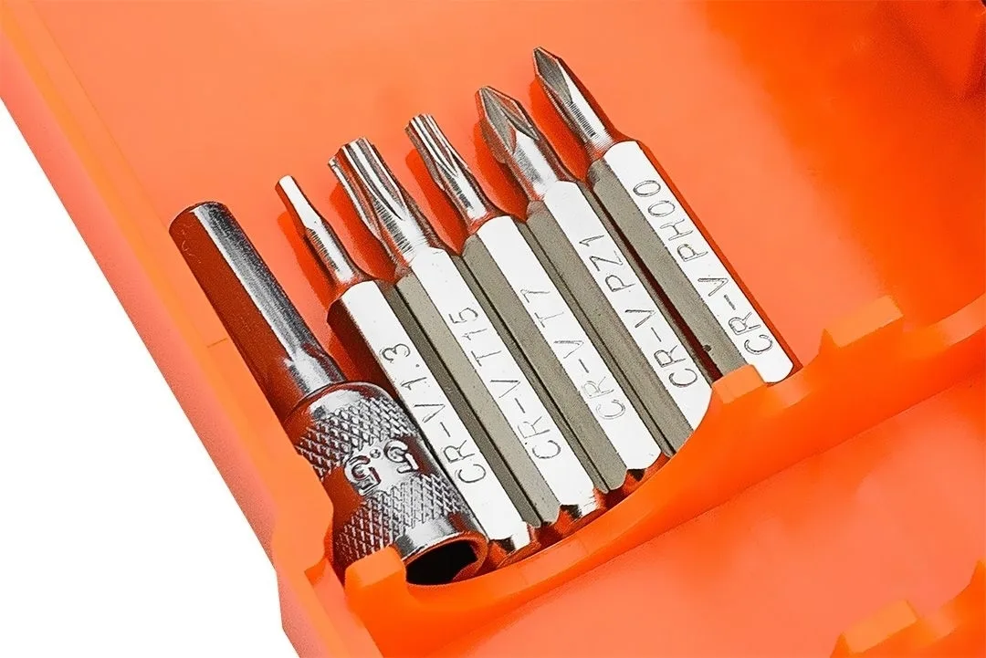 Биты Neo Tools CrV 1/4 набор 45 шт пластиковый кейс с магнитным держателем
