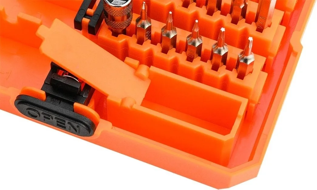 Биты Neo Tools CrV 1/4 набор 45 шт пластиковый кейс с магнитным держателем