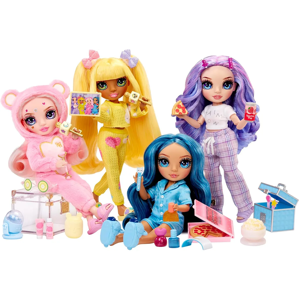 Кукла Rainbow High Junior High PJ Party желтая 23 см комбинированные материалы