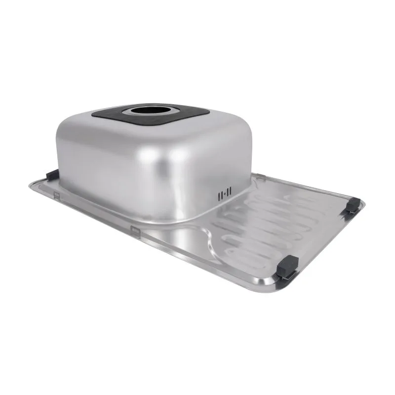 Кухонна мийка Brinex 6642 Прямокутна 690х440х520 мм Нержавіюча сталь Satin