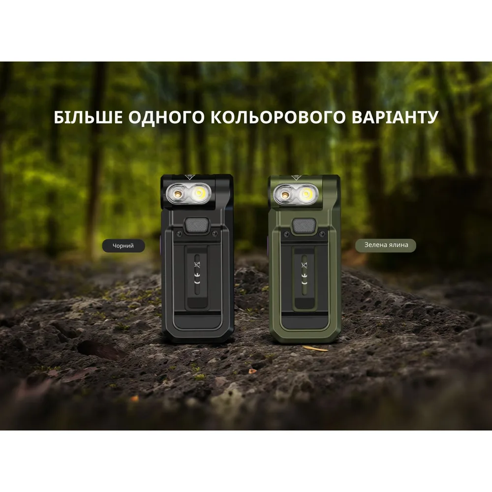 Ліхтар ручний Fenix LED 81,2х35х18 мм чорний USB-C 150 лм