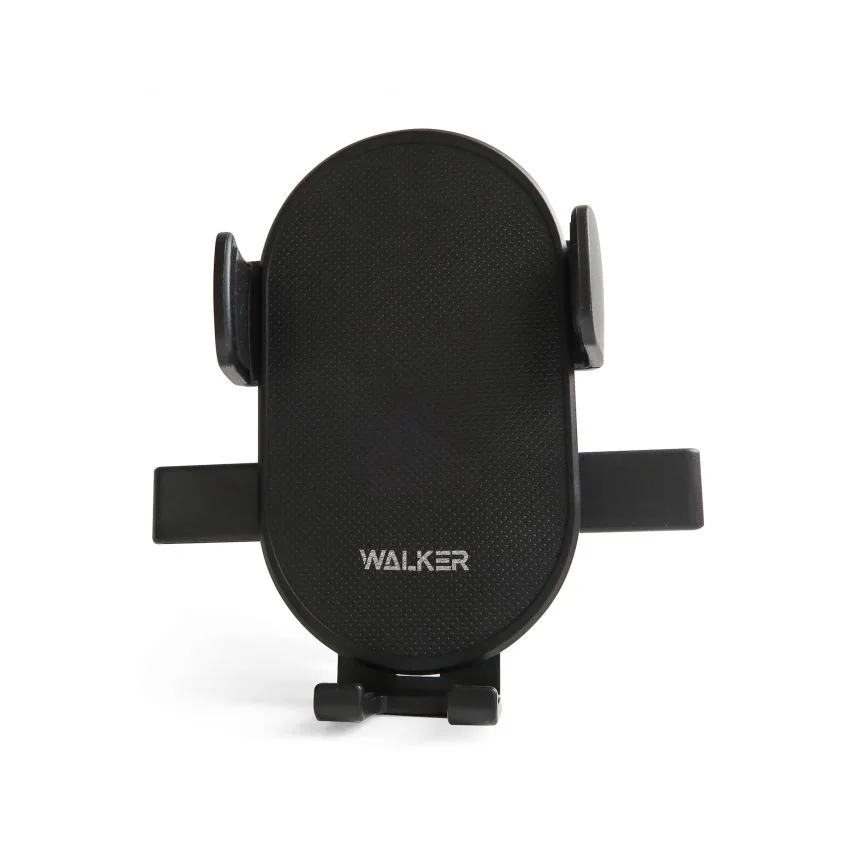 Автотримач WALKER пластик чорний для смартфонів 5,8-8,8 см 360° поворот