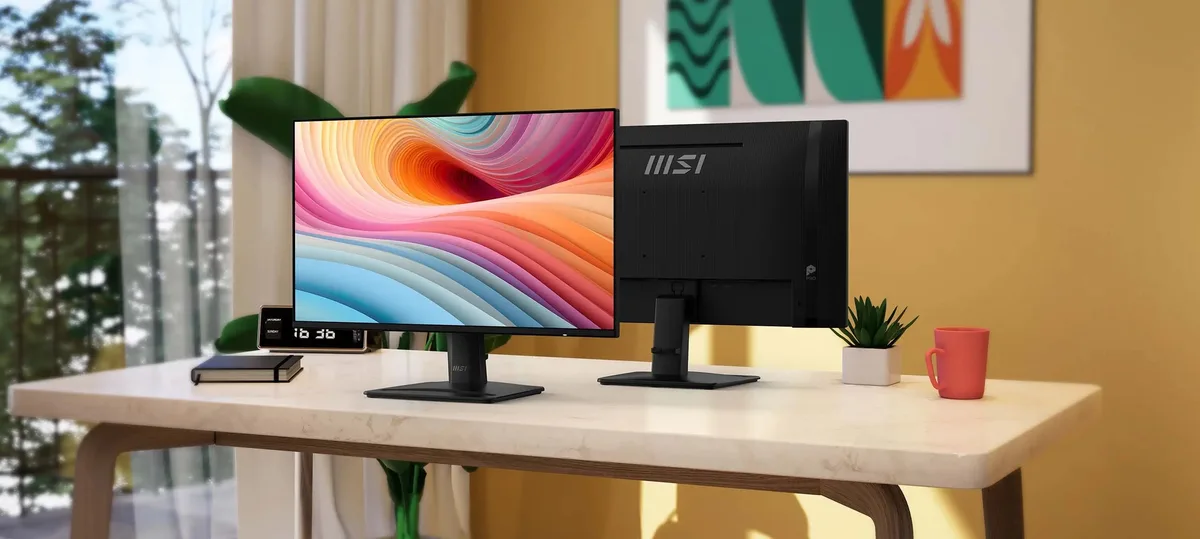 Монитор MSI 23.8" PRO MP242A-E2 D-Sub, HDMI, DP, MM, IPS, 120Гц, 1 мс, sRGB 115%, AdaptiveSync