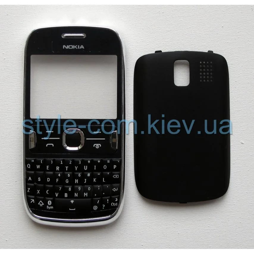 Корпус Nokia High Quality чорний для Asha 302
