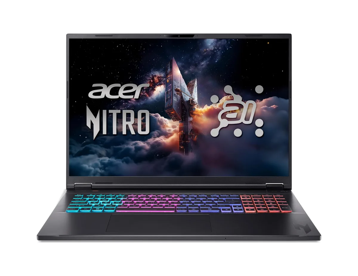Ноутбук Acer Nitro 18 AN18-61 18" WQXGA IPS, AMD R7-350, 32GB, F2TB, NVD5070-8, Lin, чорний