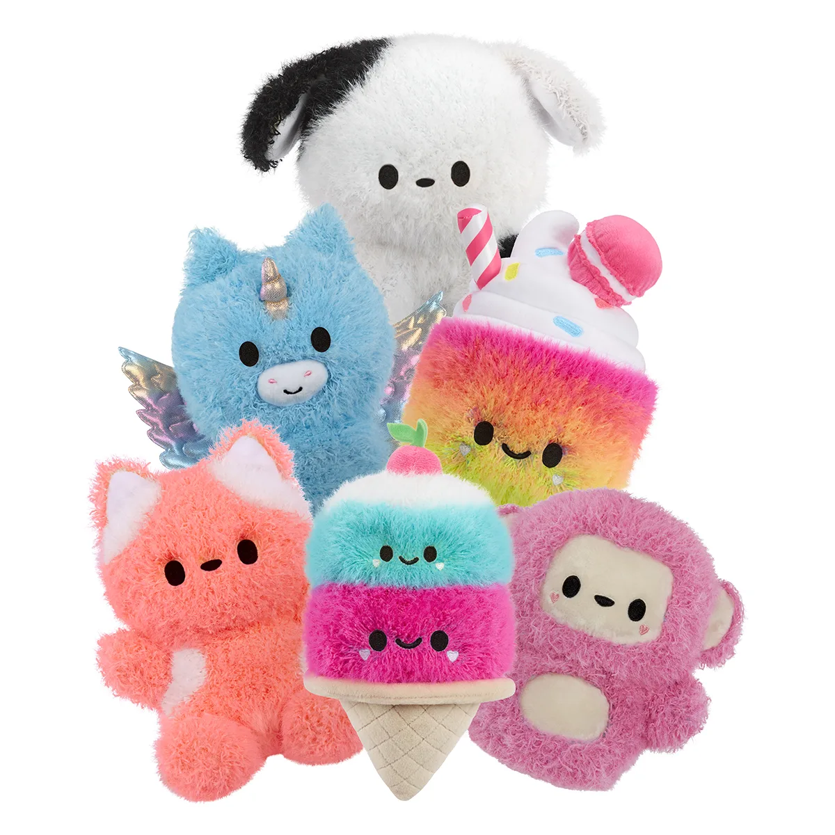 М’яка іграшка-антистрес Fluffie Stuffiez поліестер 20 см Песик