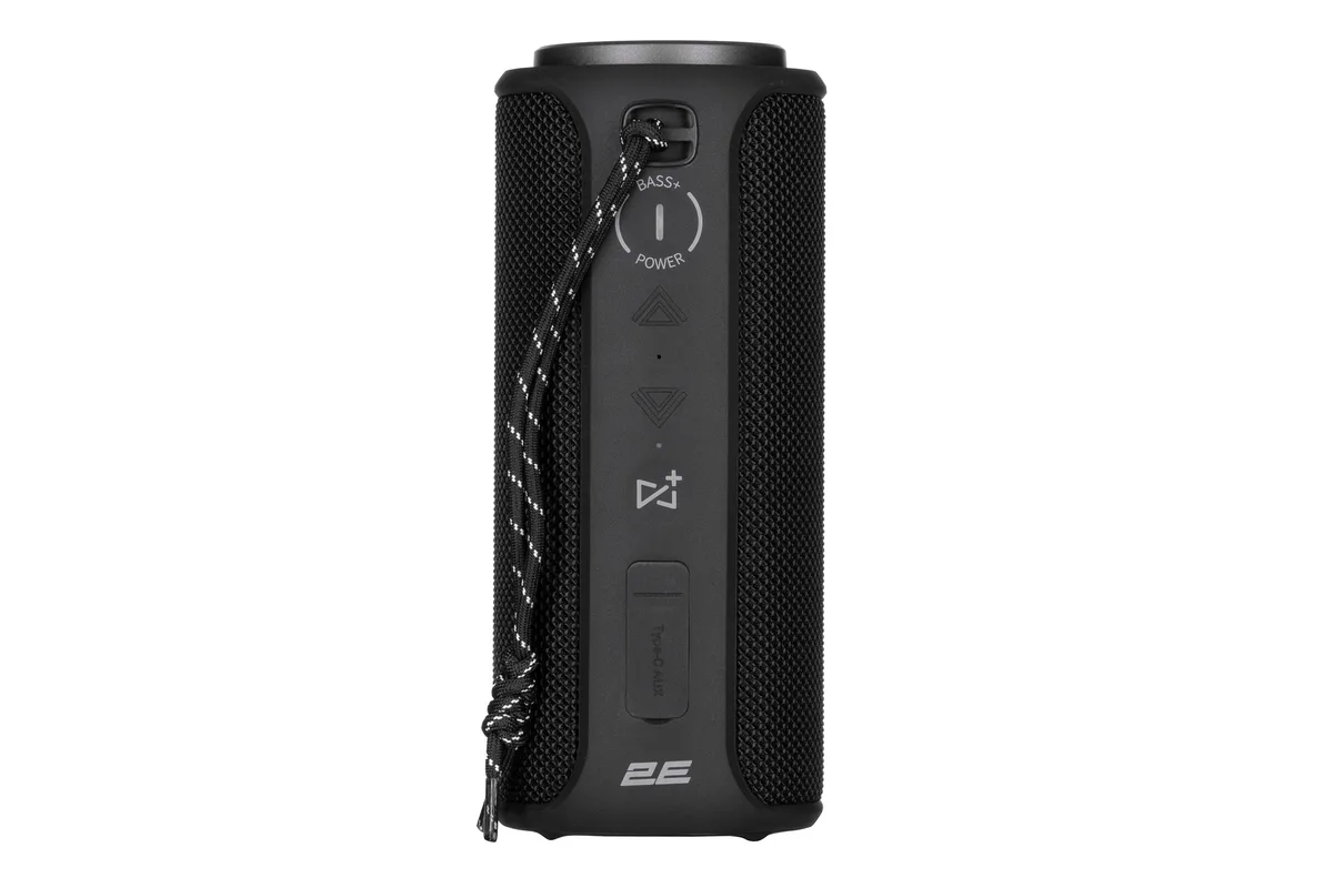 Акустична система 2E SoundXTube2 TWS, MP3, Wireless, Waterproof Black