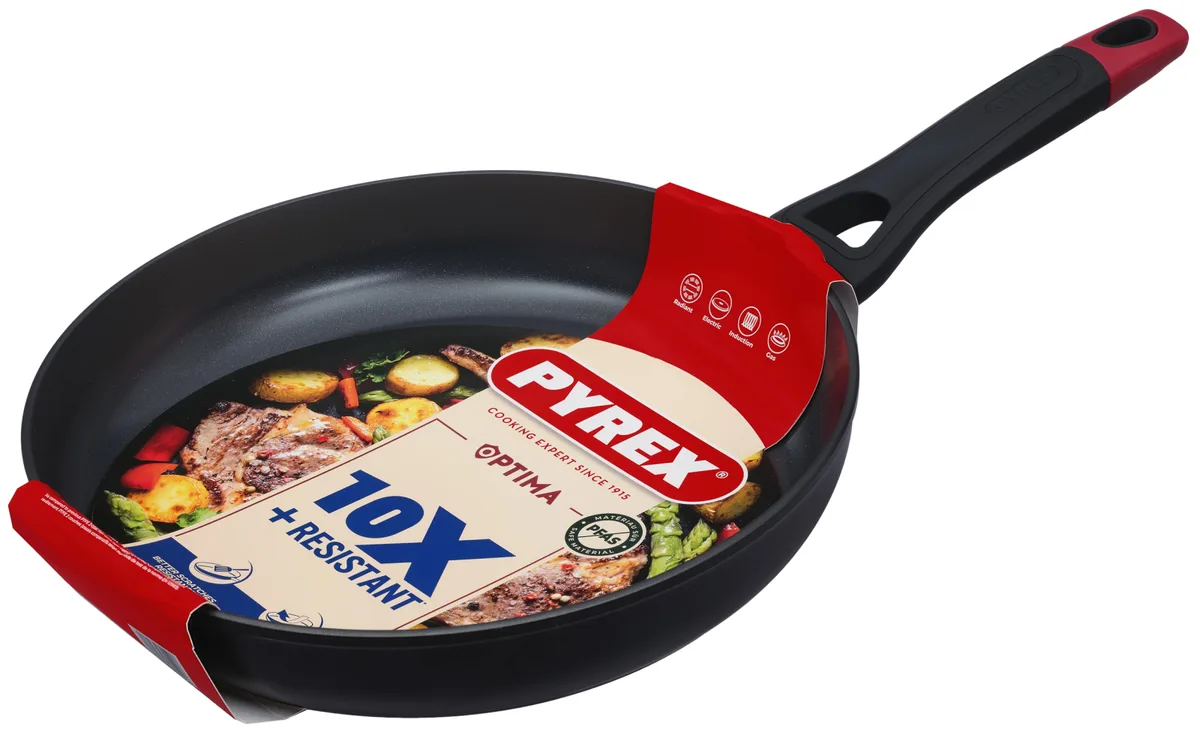 Сковорода Pyrex кований алюміній 30 см чорна
