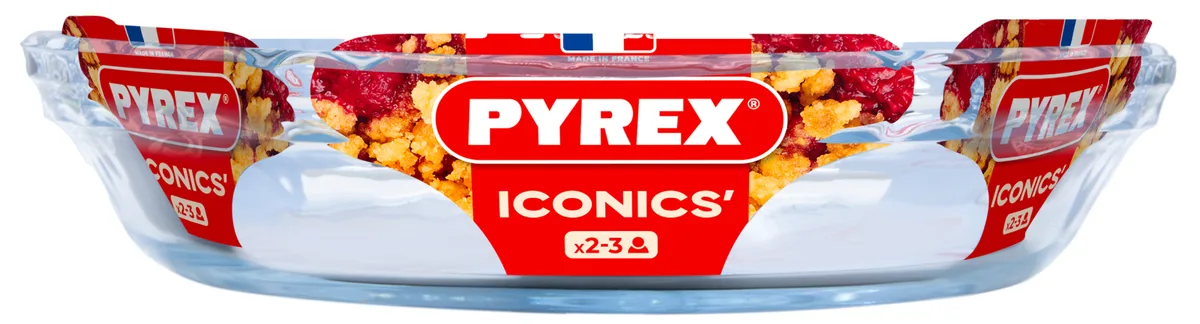 Форма для випічки Pyrex боросилікатне скло 26х23 см прозора