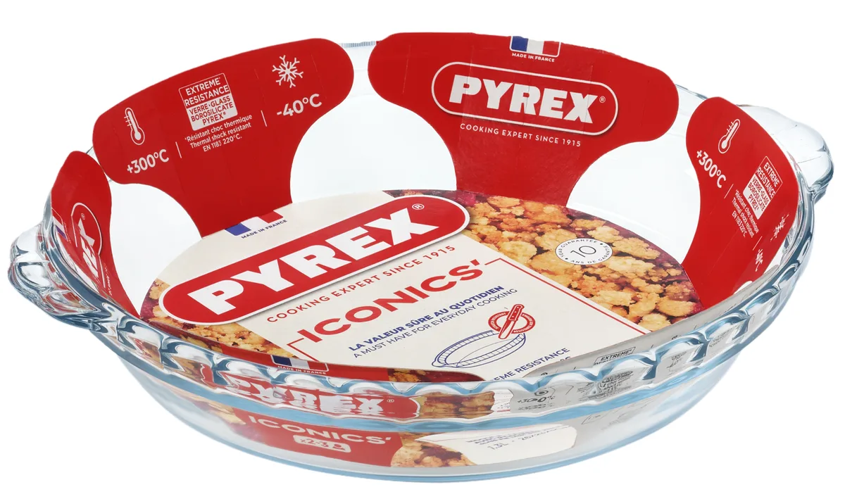 Форма для випічки Pyrex боросилікатне скло 26х23 см прозора