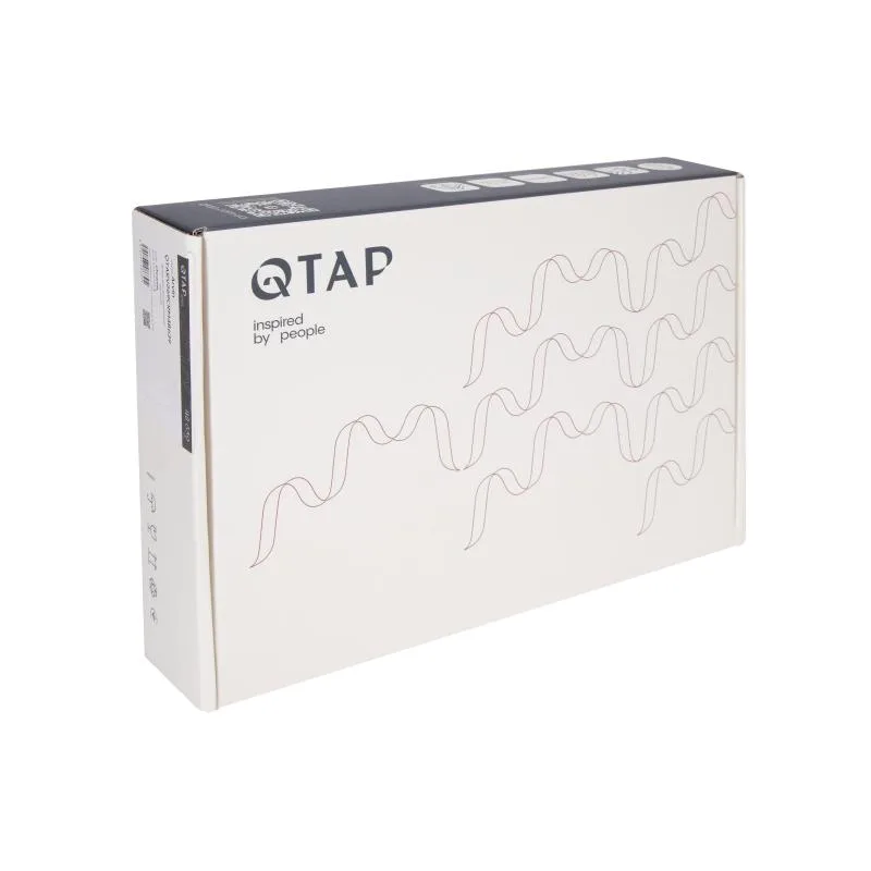 Змішувач для раковини Qtap Arvin 201 мм латунь хромований