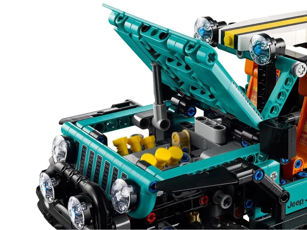 Конструктор LEGO Technic позашляховик Jeep Wrangler Rubicon різнокольоровий