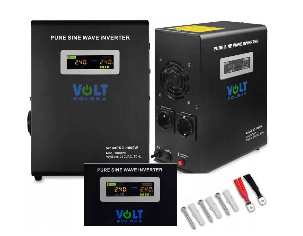 Гібридний ІБП Volt Polska 800W 12V 230V з акумулятором AGM VRLA 100Ah