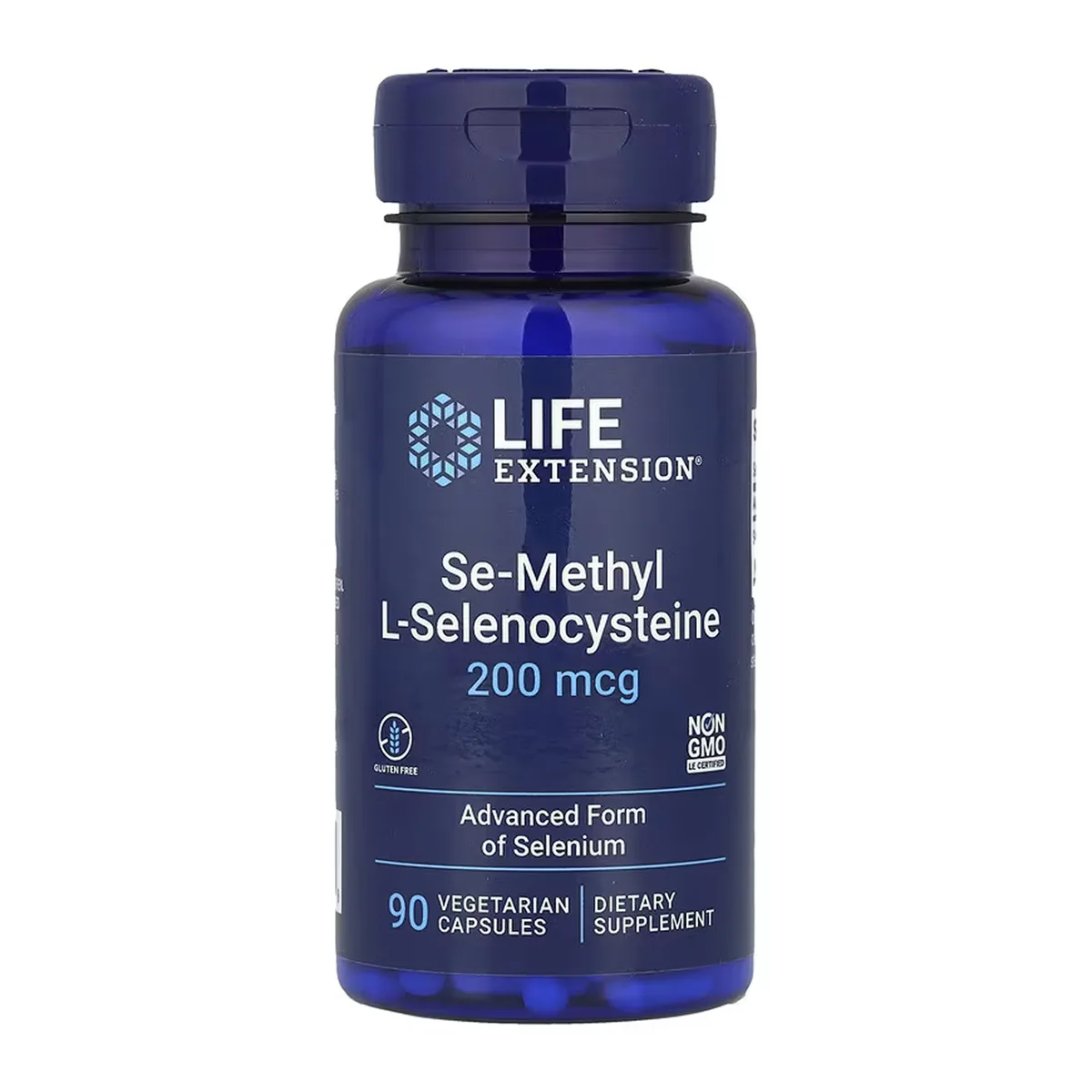 Se Methyl L Selenocysteine 200 мкг 90 капсул Life Extension органічна добавка