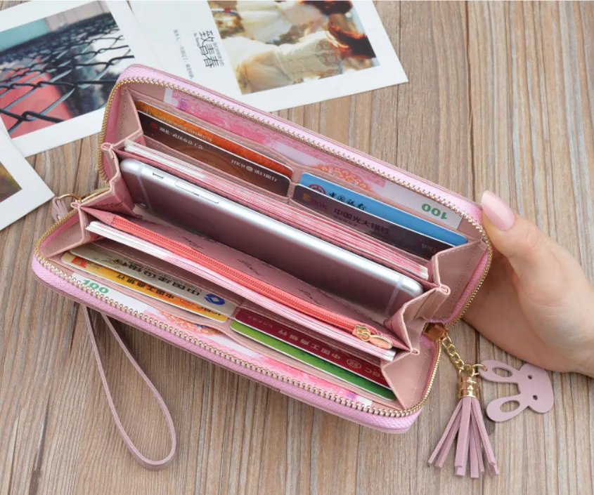 Жіночий гаманець клатч 19х9,5 см екошкіра блакитний