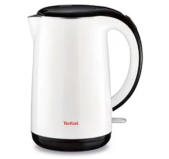 Электрочайник Tefal Safe to Touch 17л, Strix, пластиковый, белый глянцевый