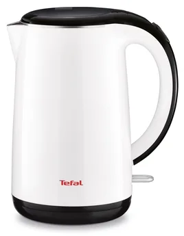 Електрочайник Tefal Safe to Touch 1.7л, Strix, пластиковий, білий глянцевий.