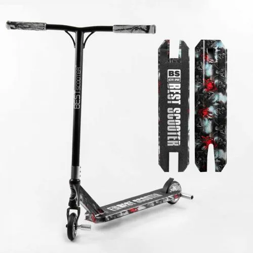 Труковий самокат Best Scooter HIC-система з ПЕГІ алюмінієвий диск для дітей та підлітків колеса PU 110мм