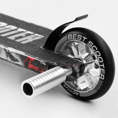 Труковий самокат Best Scooter HIC-система з ПЕГІ алюмінієвий диск для дітей та підлітків колеса PU 110мм