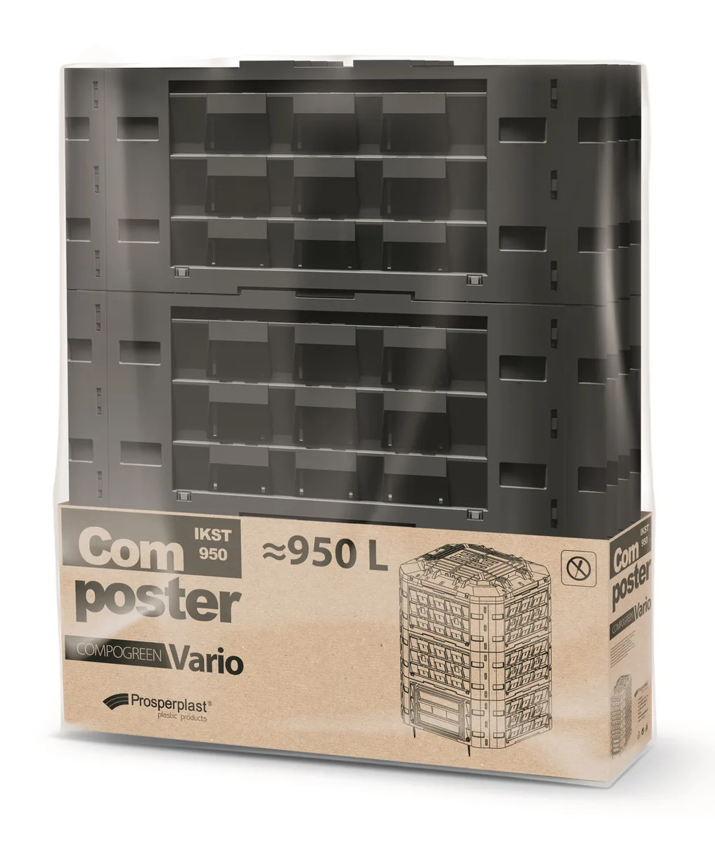 Компостер Prosperplast пластиковий 950 л чорний
