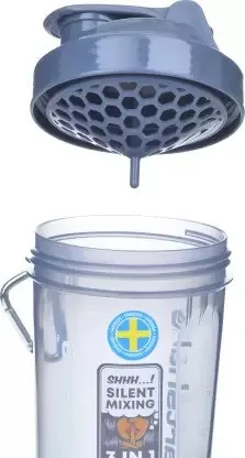 Шейкер спортивний SmartShake пластик 800 мл сірий
