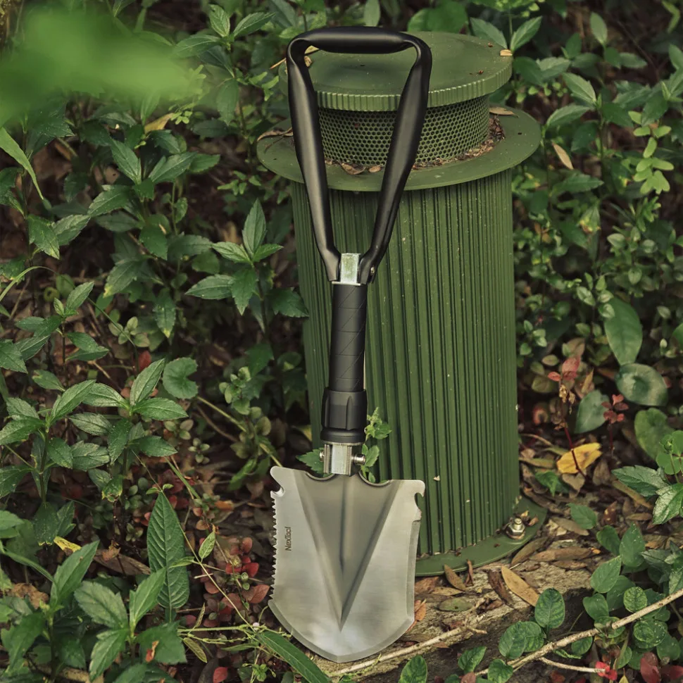Складна лопата NexTool сталь 2Cr13 500х115 мм чорна