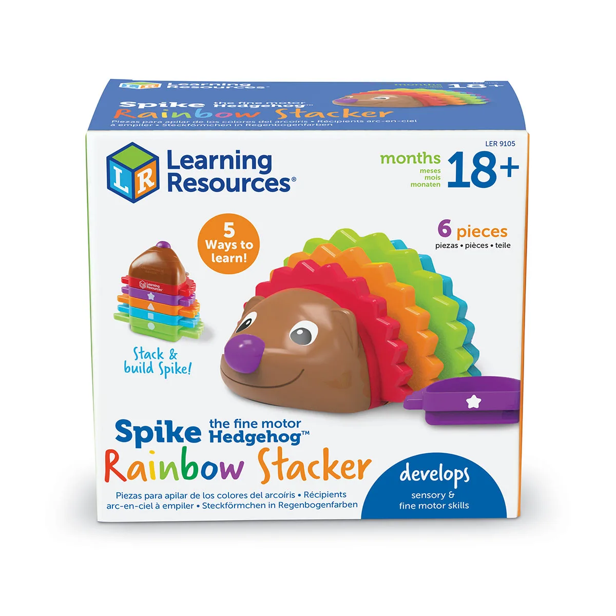 Навчальний ігровий набір Learning Resources полімерний 6 елементів кольоровий