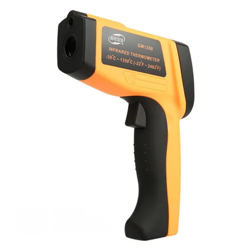 Пірометр інфрачервоний Benetech GM1350 -30-1350°C 50:1 вологозахищений ЖК-дисплей