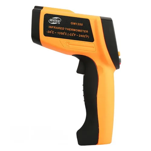 Пірометр інфрачервоний Benetech GM1350 -30-1350°C 50:1 вологозахищений ЖК-дисплей
