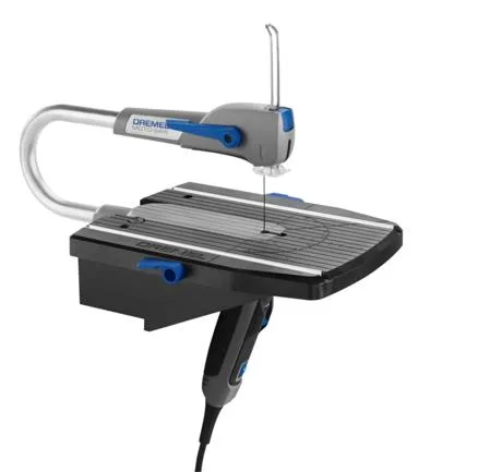 Стаціонарний лобзик Dremel MOTO SAW 70 Вт, 1500-2250 об/хв, хід 8 мм, вага 1.1 кг.