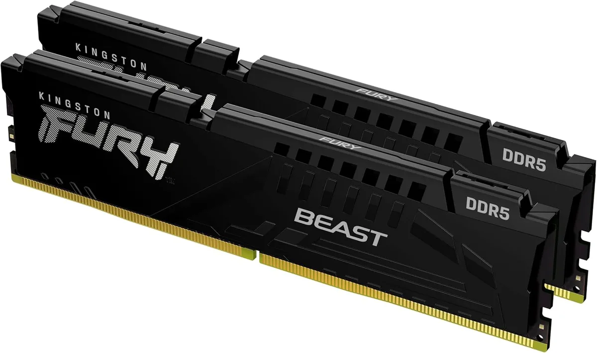 Пам'ять ПК Kingston DDR5 64GB KIT (32GBx2) 5600 FURY Beast Black EXPO