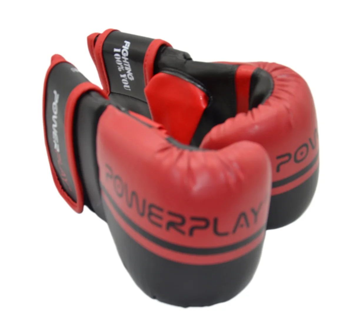 Снарядні рукавиці Active Point PU S Чорні Червоні