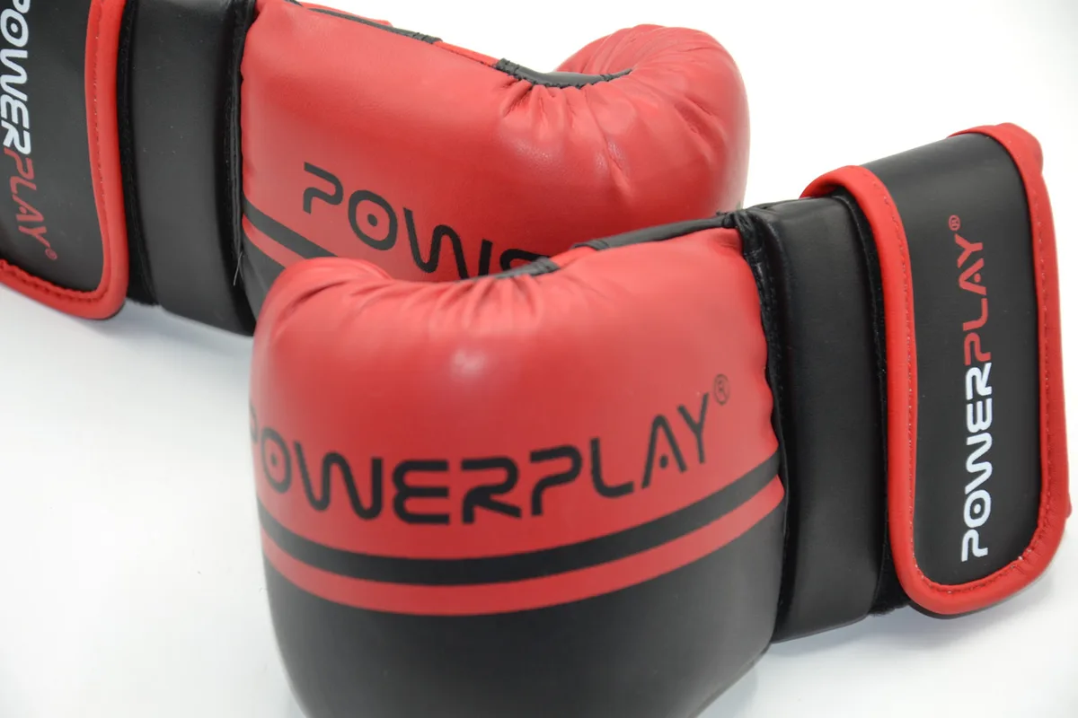 Снарядні рукавиці Active Point PU S Чорні Червоні