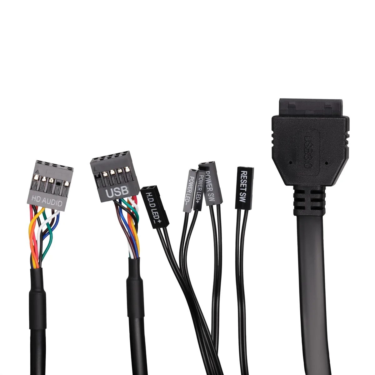 Корпус 2E TeamX TMX04 з БЖ 2E ATX500W, 2xUSB3.0, 1x80мм, VGA 220мм, mATX, чорний